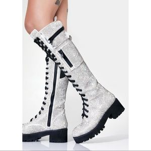 ICY BLING BRIGADE POCKET COMBAT BOOTS